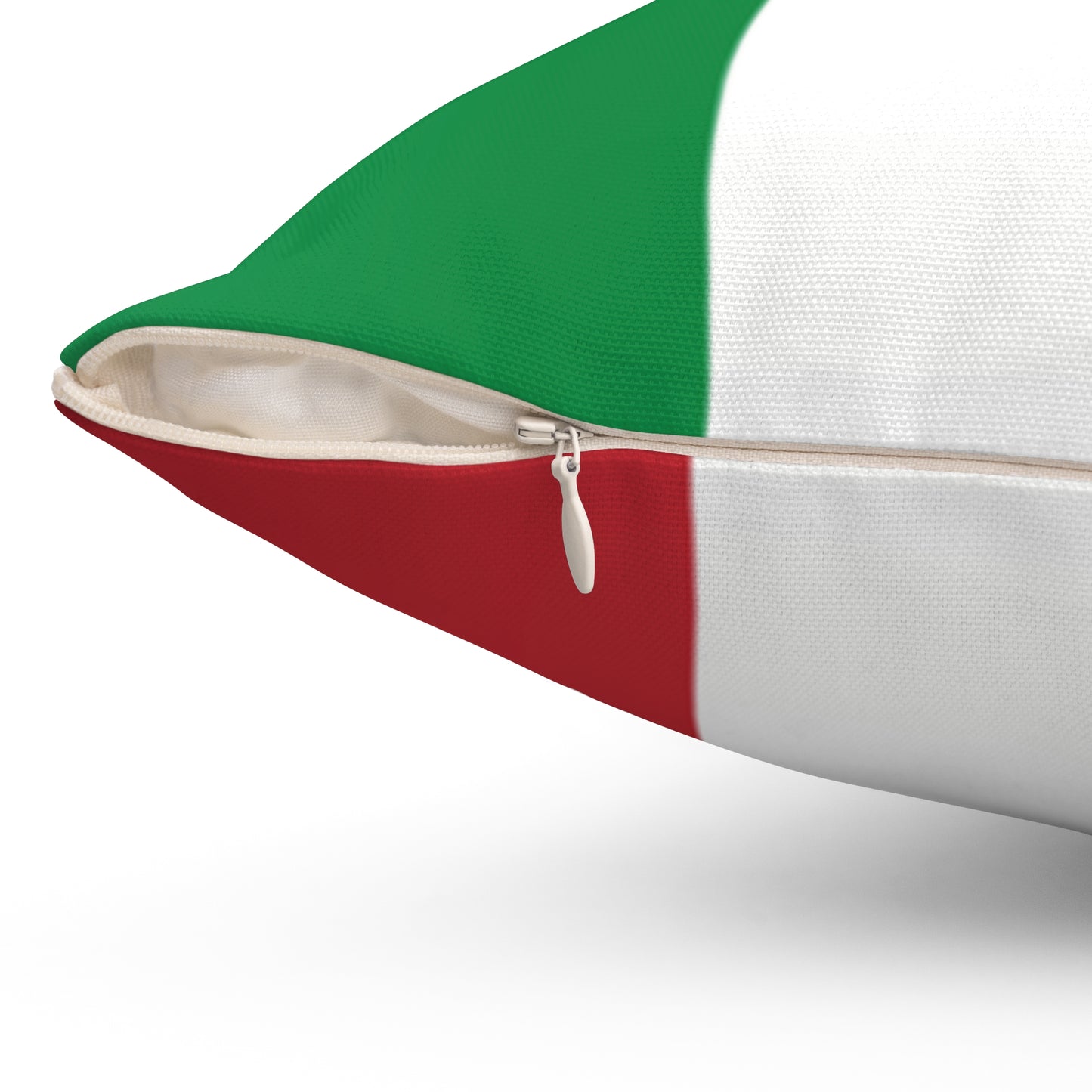 Italian Flag Square Pillow - Cozy Home Decor