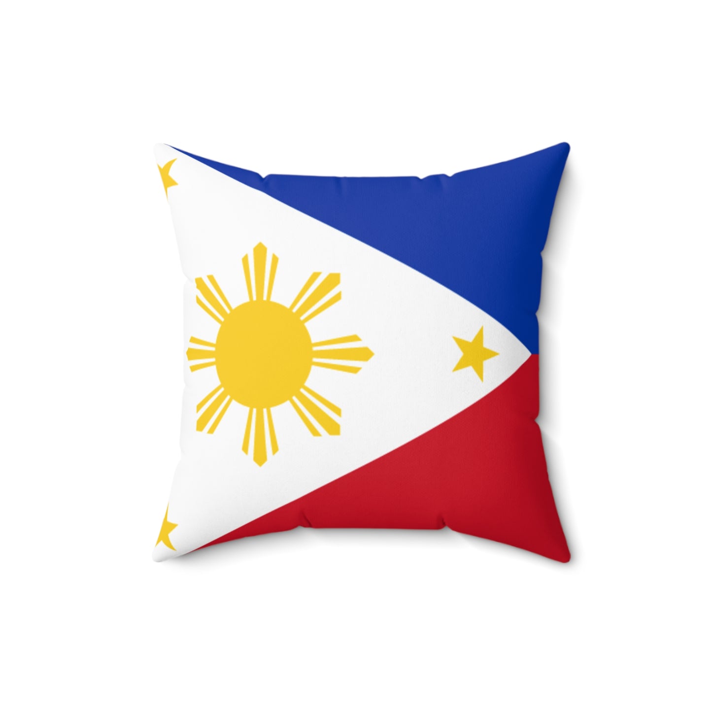 Philippine Flag Square Pillow – Vibrant Home Decor for Filipinos & Patriots