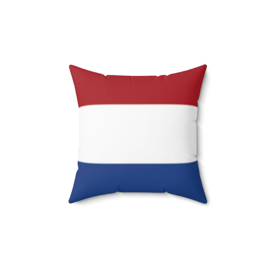 Netherlands Spun Polyester Square Pillow for Home Decor