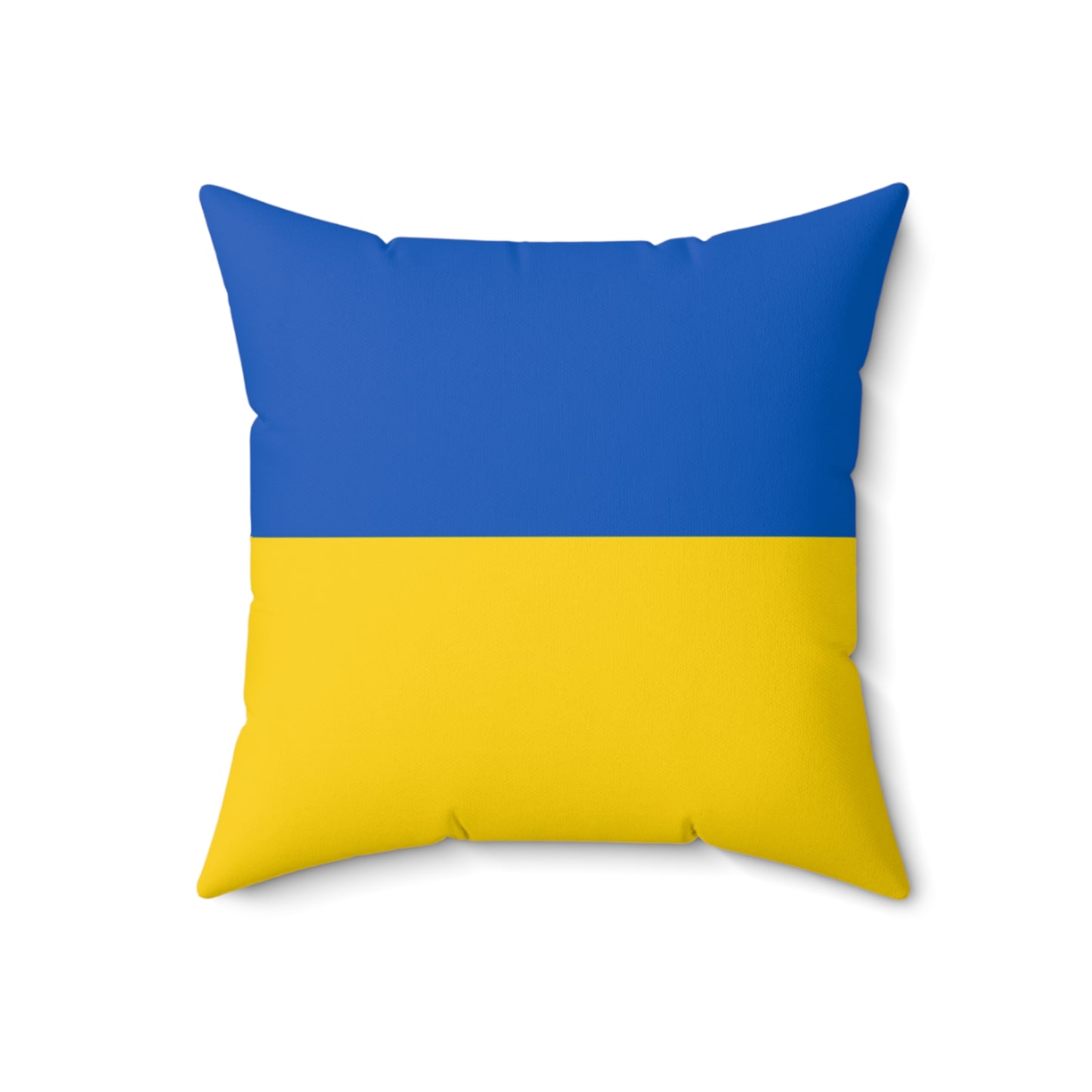 Ukrainian Flag Square Pillow - Cozy Home Decor Accent