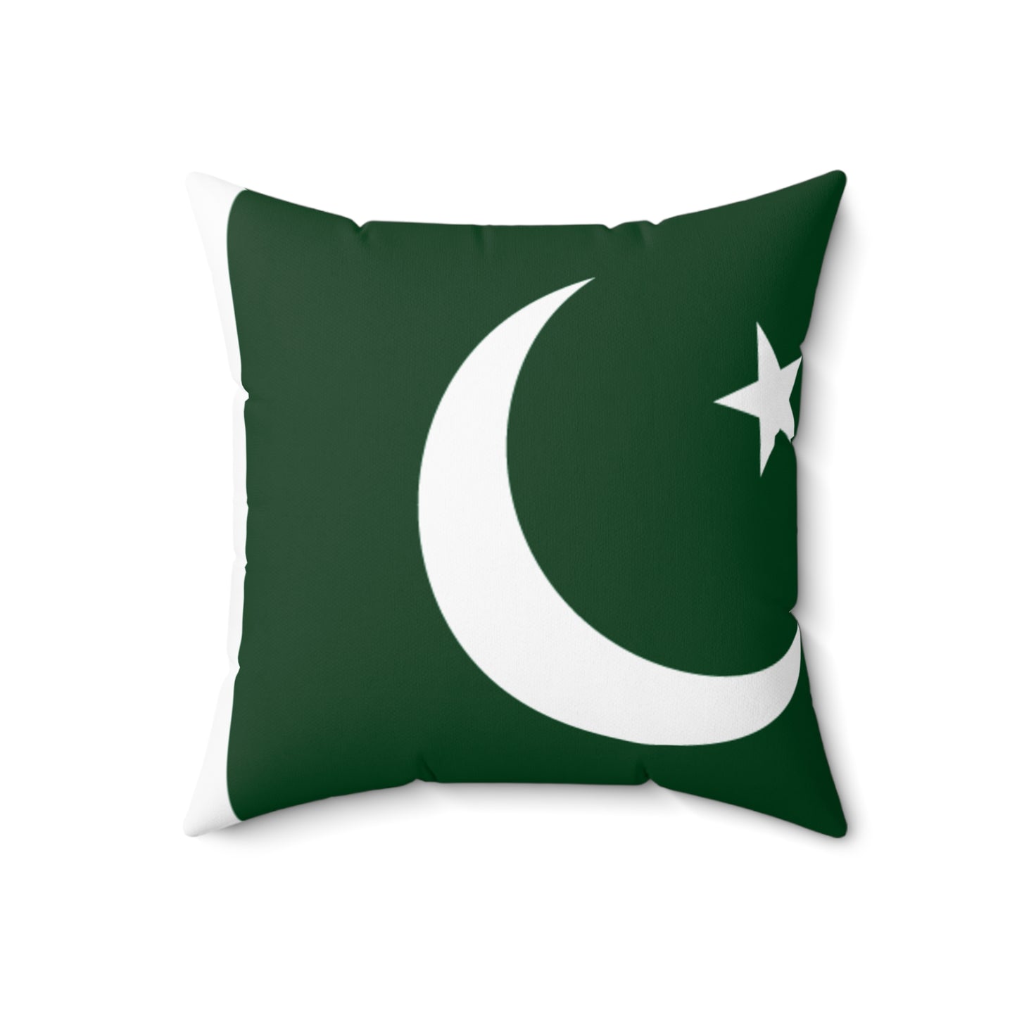 Pakistani Flag Square Pillow - Cozy Home Accent for Celebration & Pride