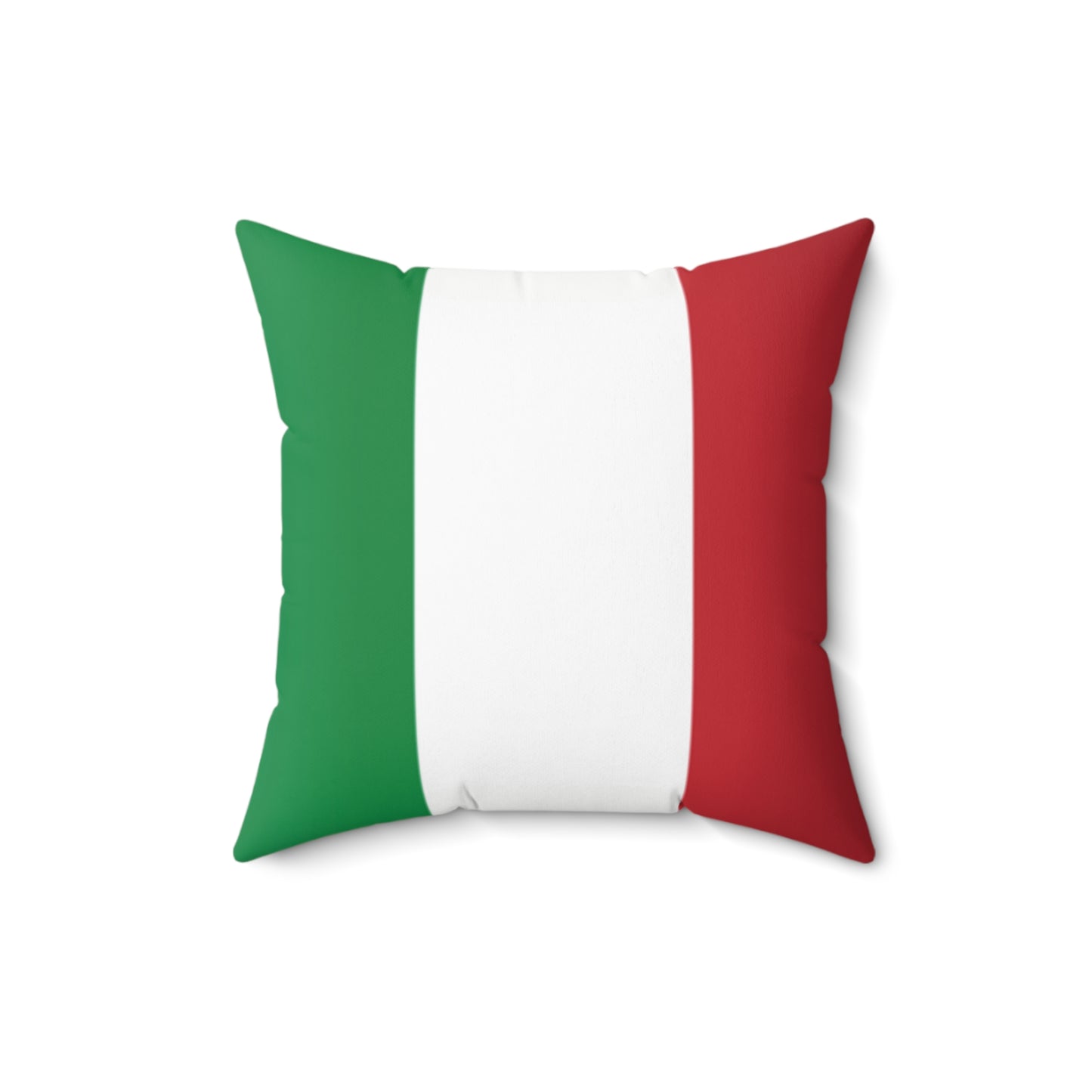 Italian Flag Square Pillow - Cozy Home Decor