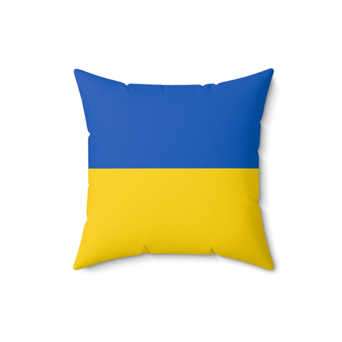 Ukrainian Flag Square Pillow - Cozy Home Decor Accent