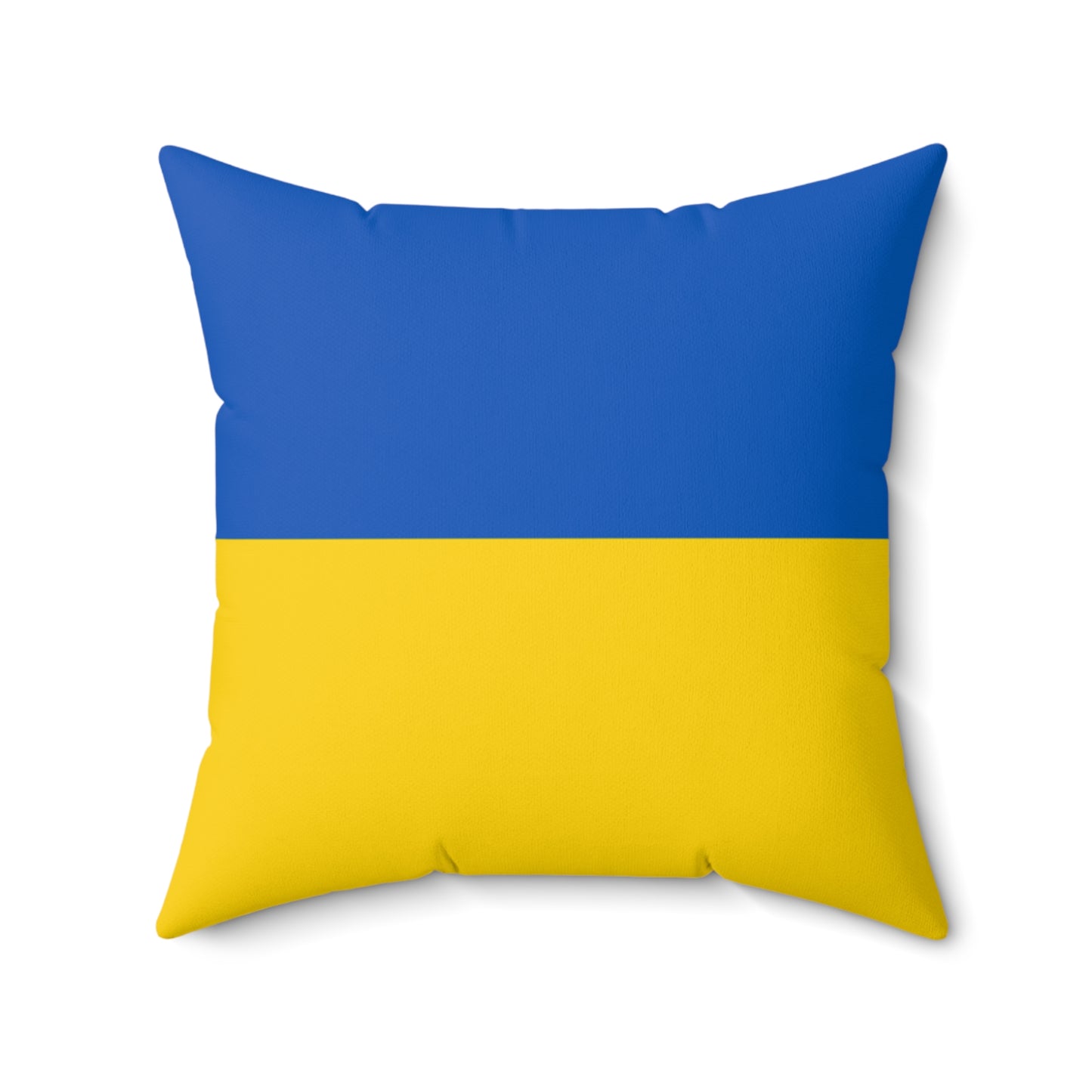 Ukrainian Flag Square Pillow - Cozy Home Decor Accent