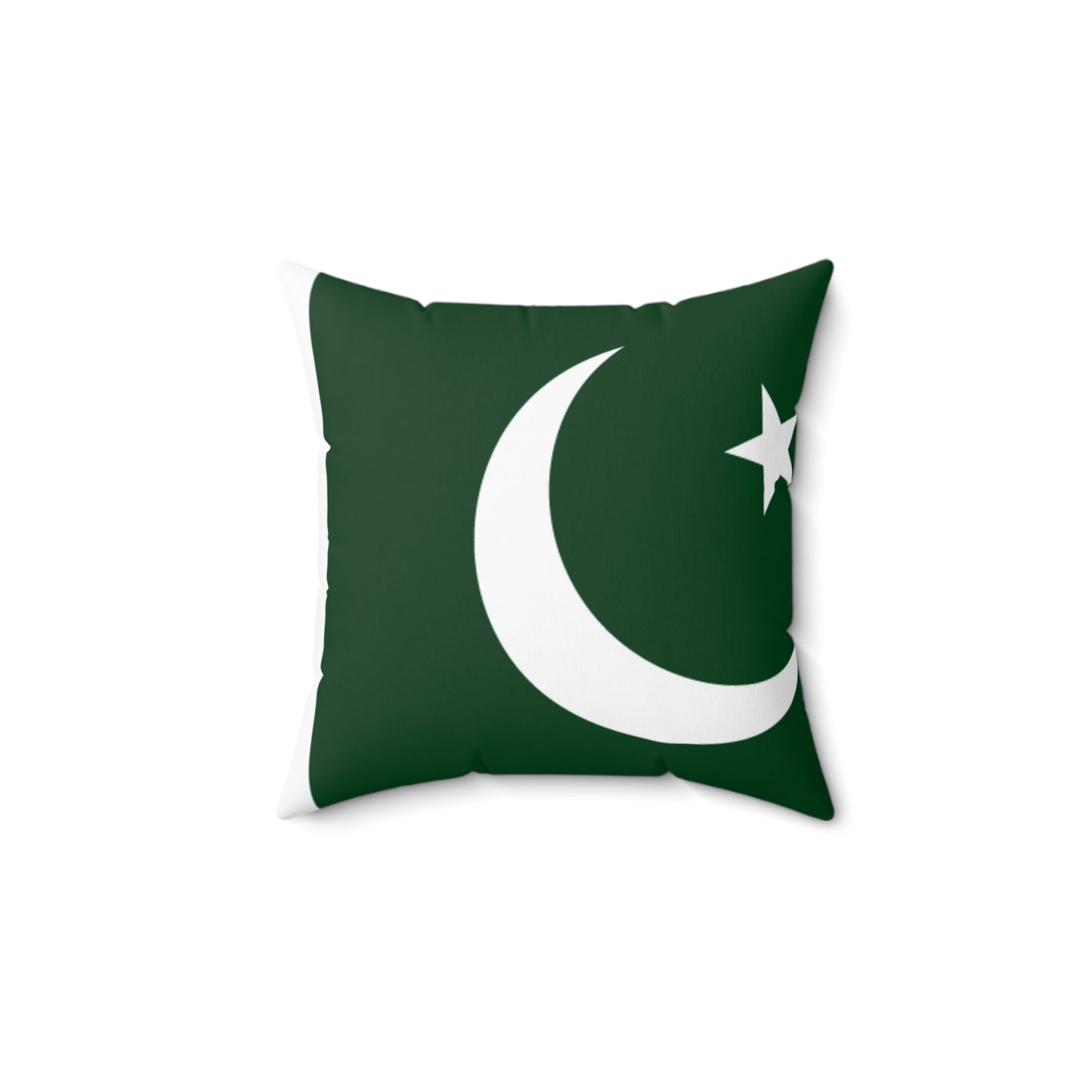 Pakistani Flag Square Pillow - Cozy Home Accent for Celebration & Pride