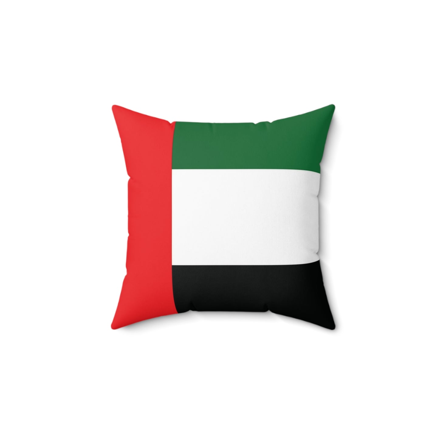 UAE Flag Square Pillow - Cozy Home Decor for National Day & Celebrations