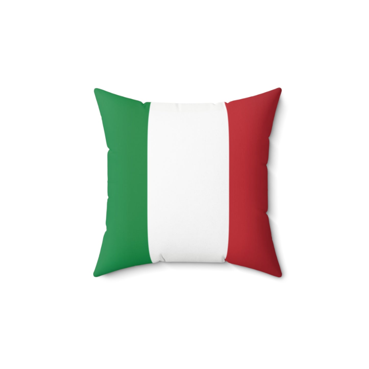 Italian Flag Square Pillow - Cozy Home Decor