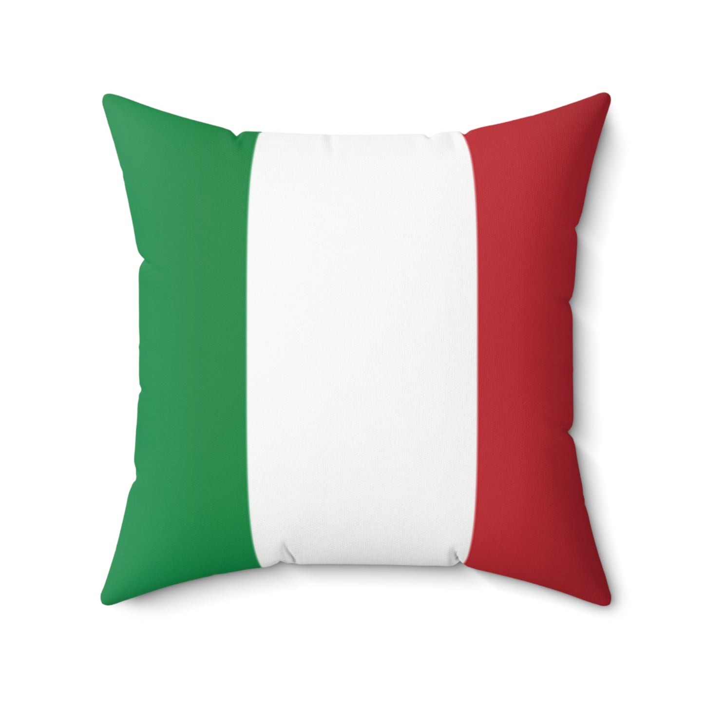 Italian Flag Square Pillow - Cozy Home Decor