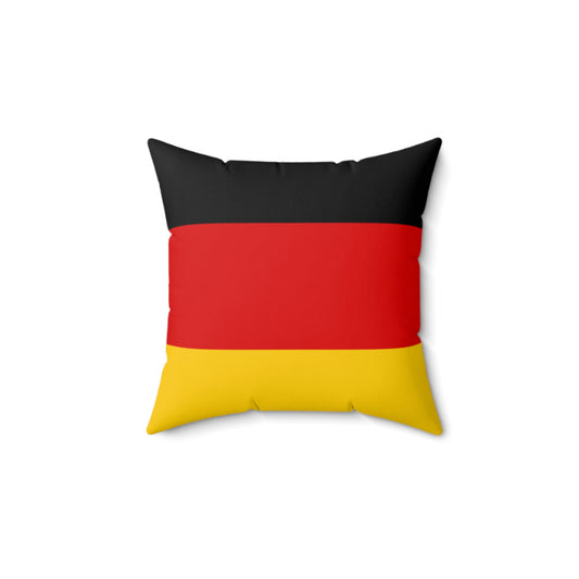 German Flag Decorative Pillow - Cozy Home Accent for Sports Fans and Celebrations