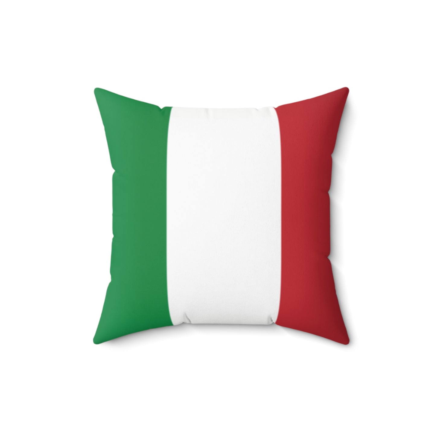 Italian Flag Square Pillow - Cozy Home Decor