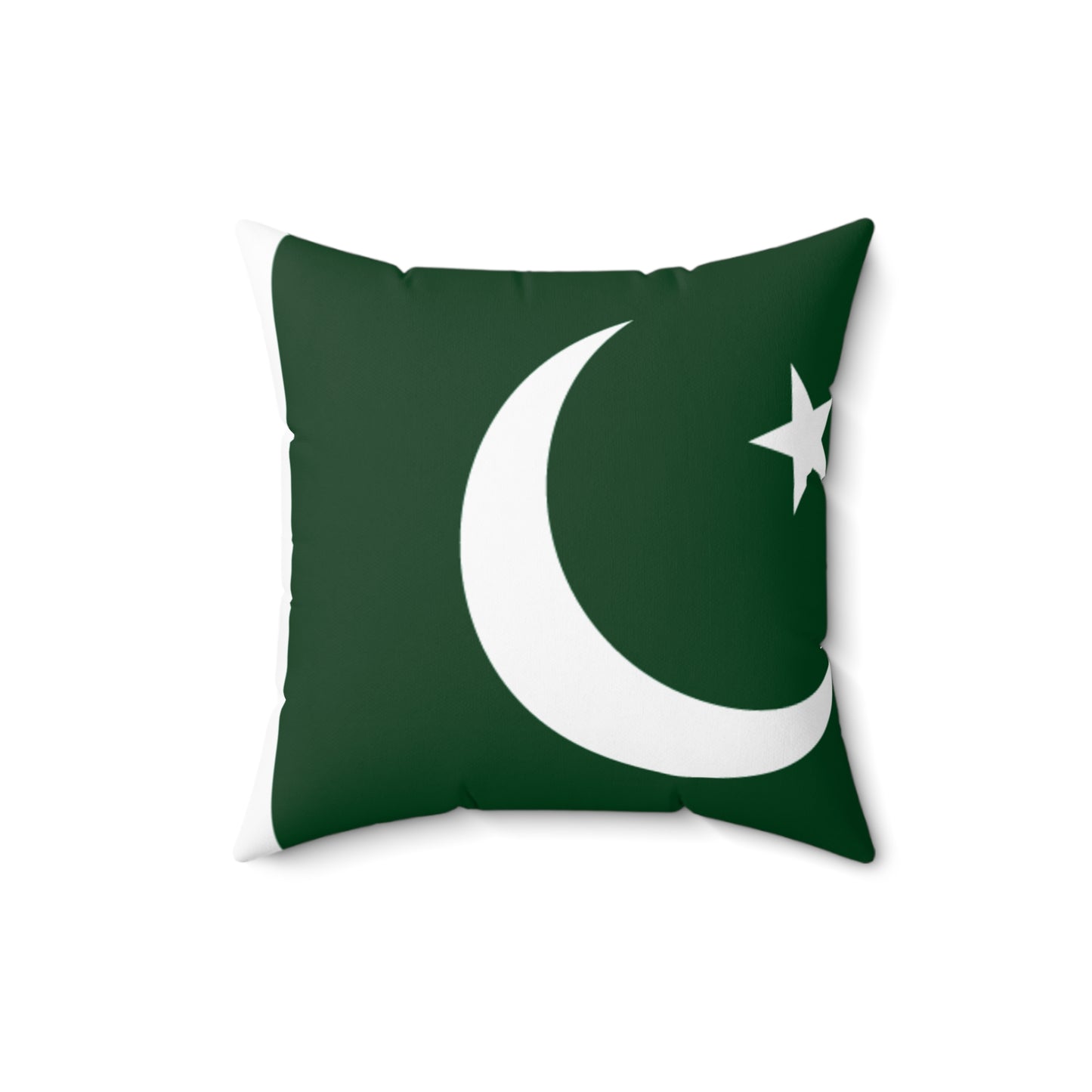 Pakistani Flag Square Pillow - Cozy Home Accent for Celebration & Pride