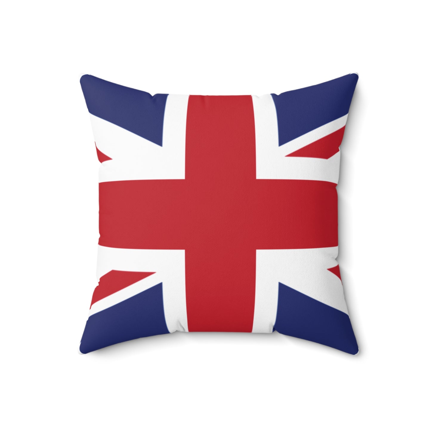 United Kingdom Flag Square Pillow Patriotic Home Decor