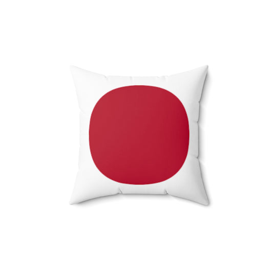 Japan Flag - Cozy Square Cushion for Home Décor