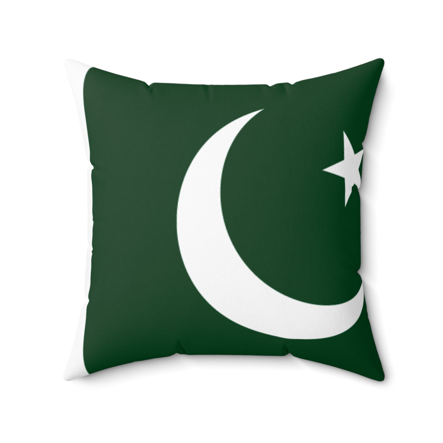 Pakistani Flag Square Pillow - Cozy Home Accent for Celebration & Pride