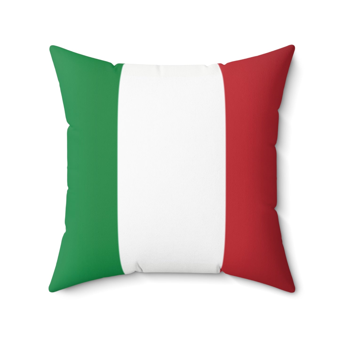 Italian Flag Square Pillow - Cozy Home Decor