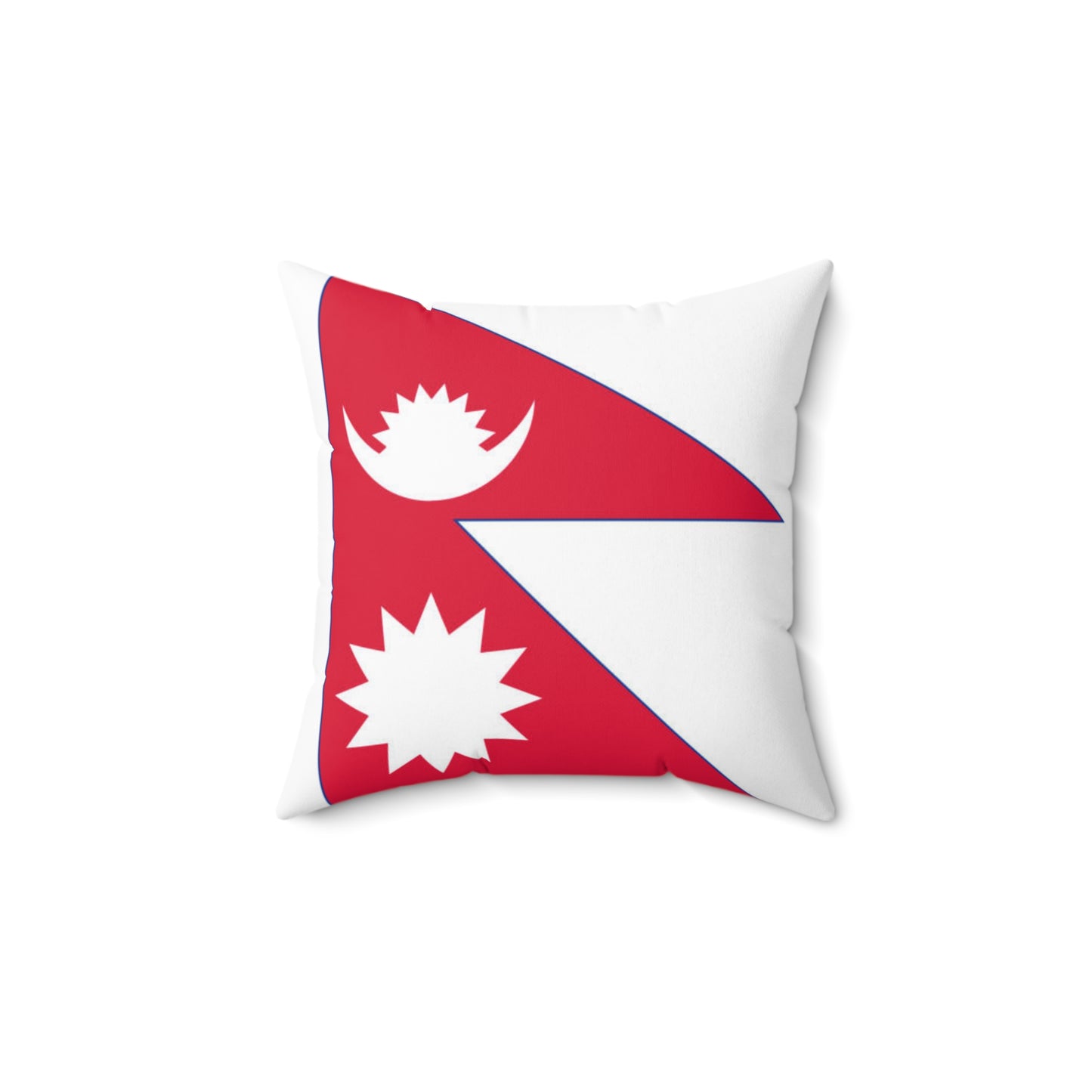 Nepal Flag Square Pillow | Cozy Home Decor for Travel Enthusiasts