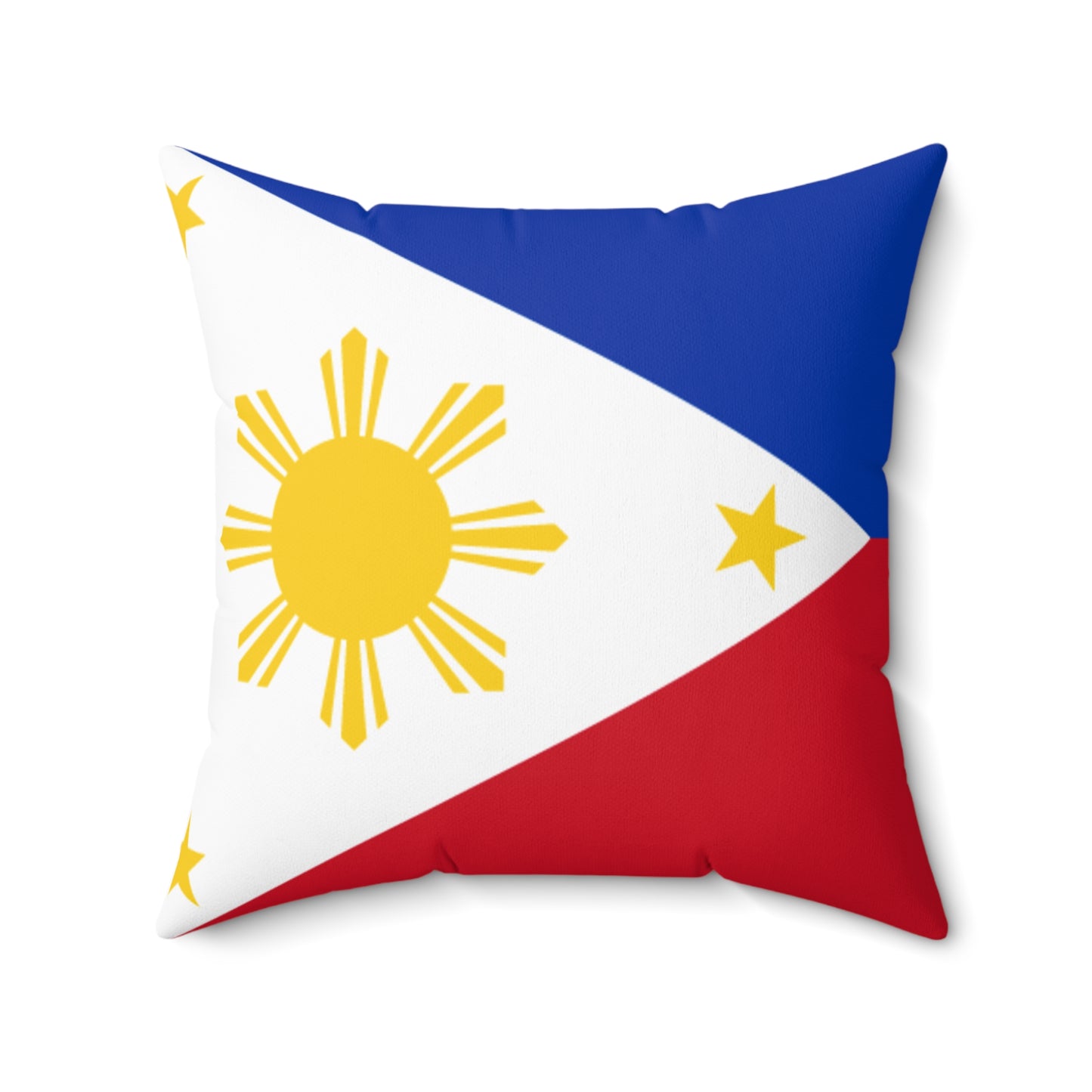 Philippine Flag Square Pillow – Vibrant Home Decor for Filipinos & Patriots