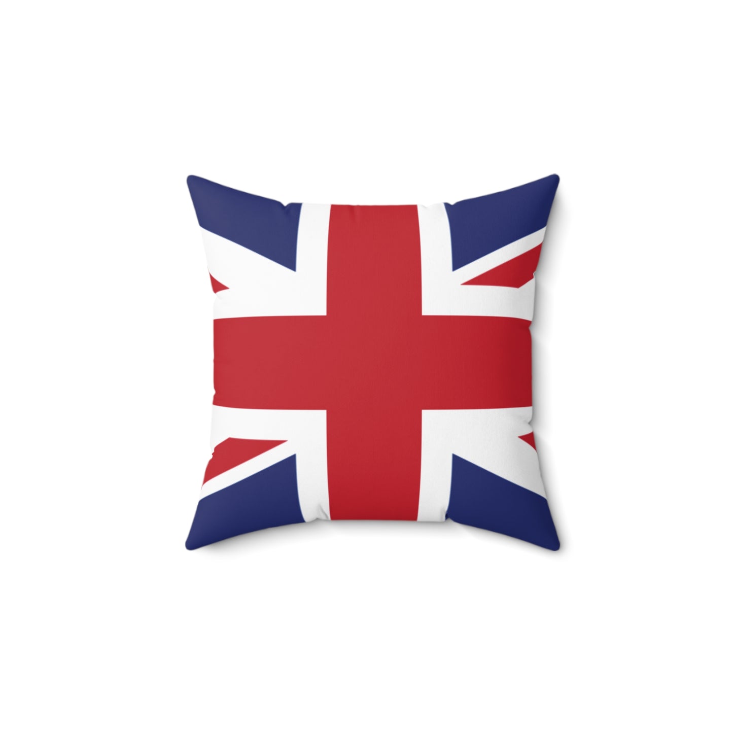 United Kingdom Flag Square Pillow Patriotic Home Decor