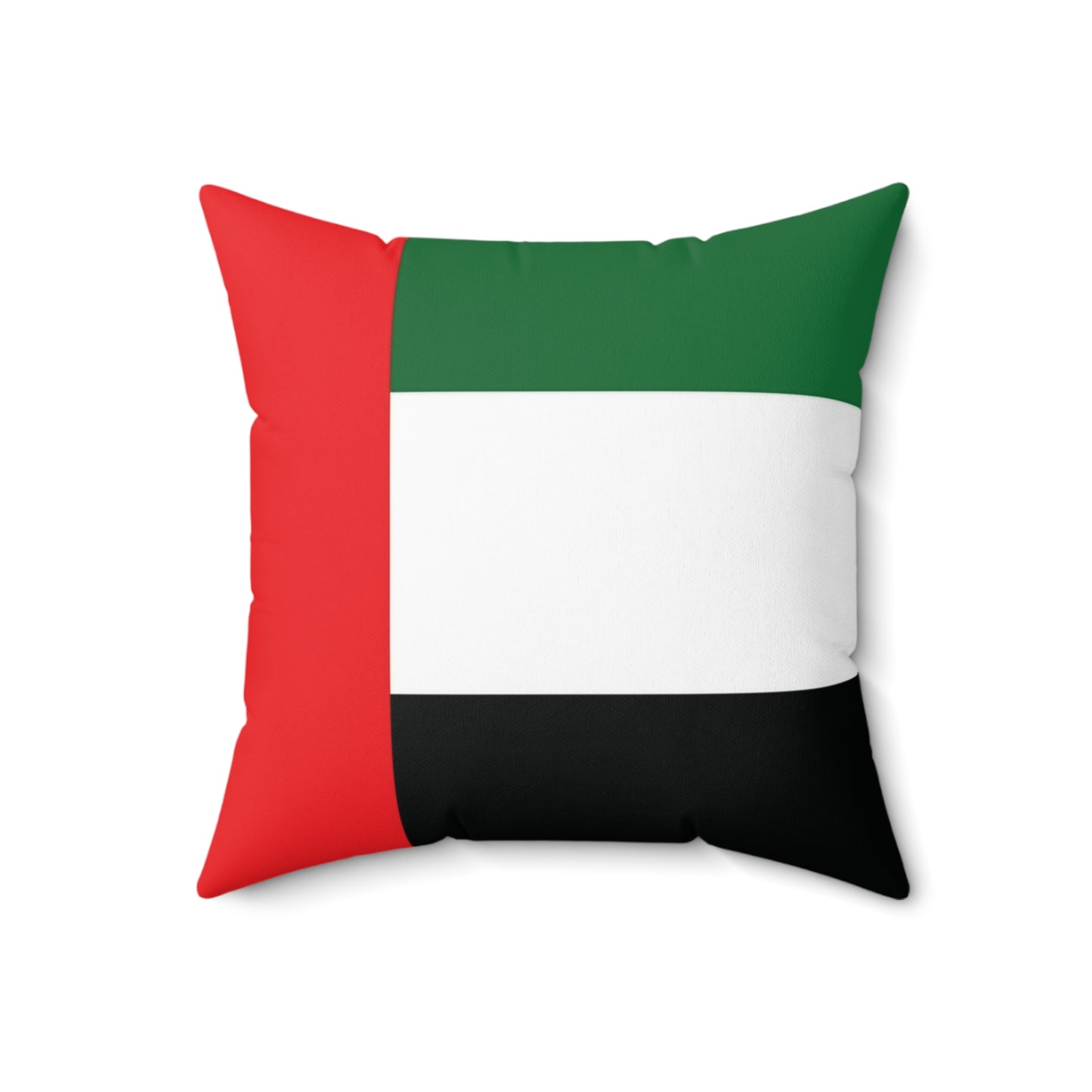 UAE Flag Square Pillow - Cozy Home Decor for National Day & Celebrations