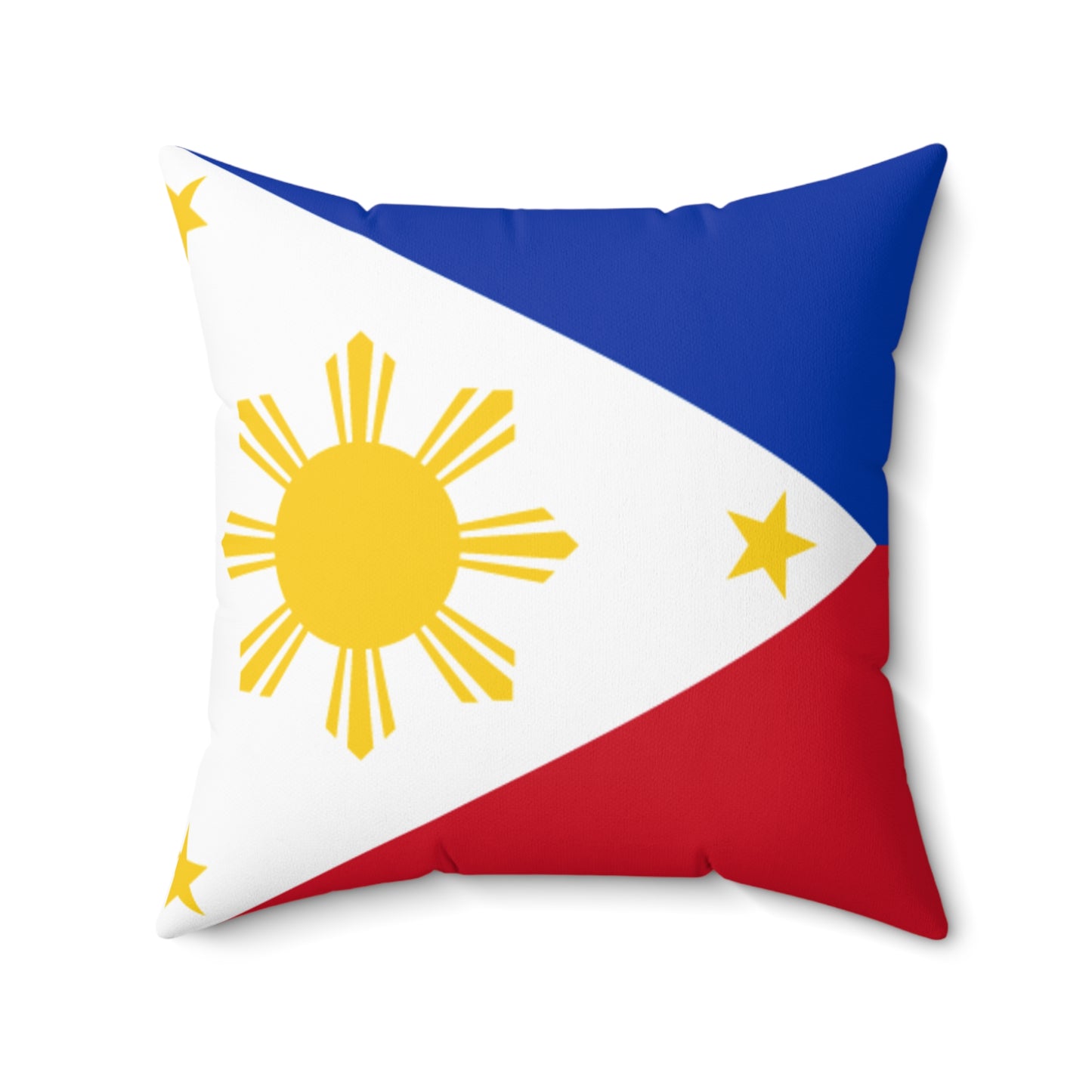 Philippine Flag Square Pillow – Vibrant Home Decor for Filipinos & Patriots