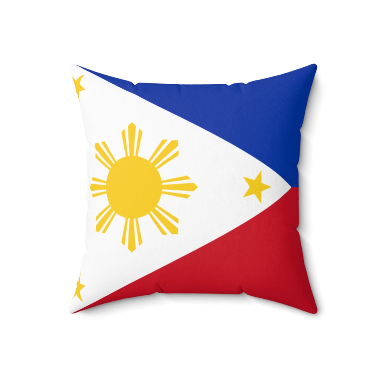 Philippine Flag Square Pillow – Vibrant Home Decor for Filipinos & Patriots