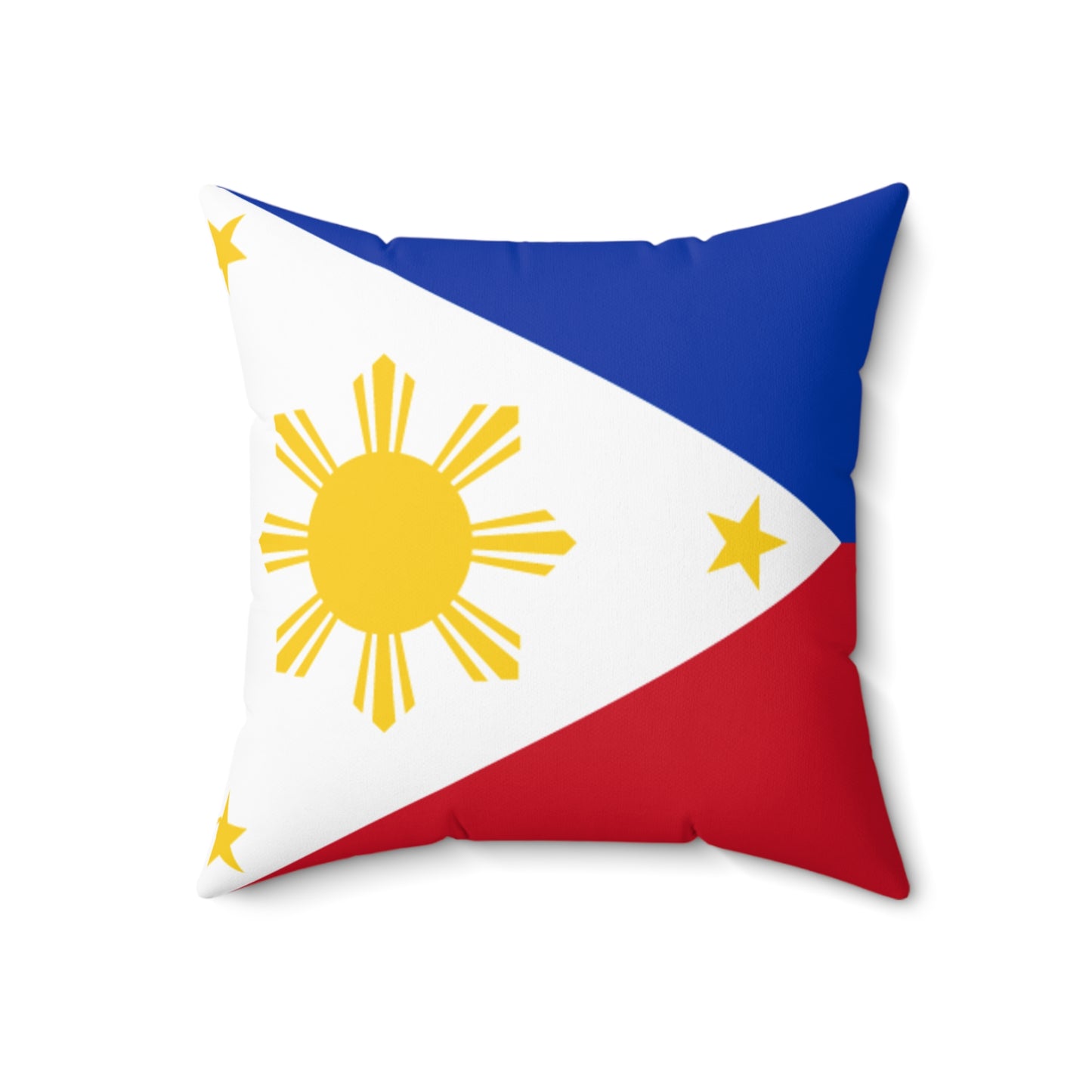 Philippine Flag Square Pillow – Vibrant Home Decor for Filipinos & Patriots