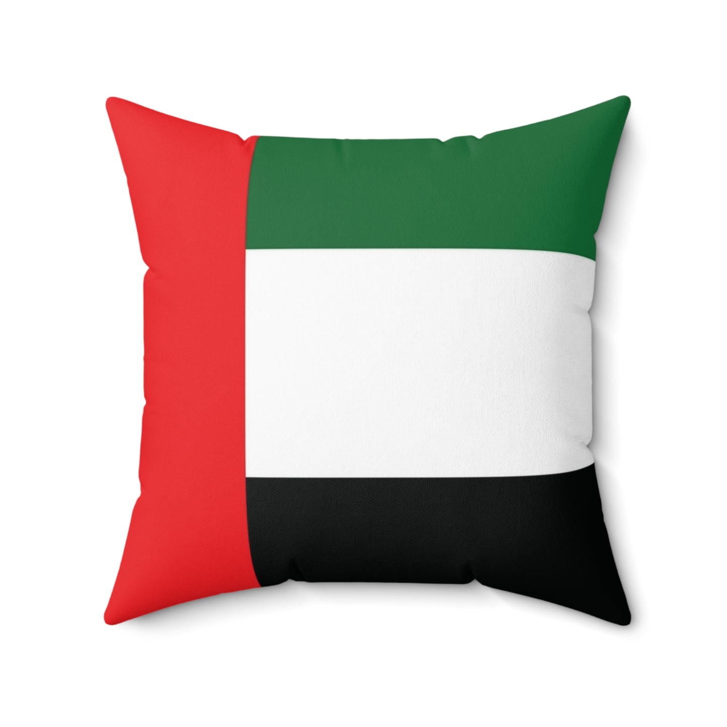 UAE Flag Square Pillow - Cozy Home Decor for National Day & Celebrations