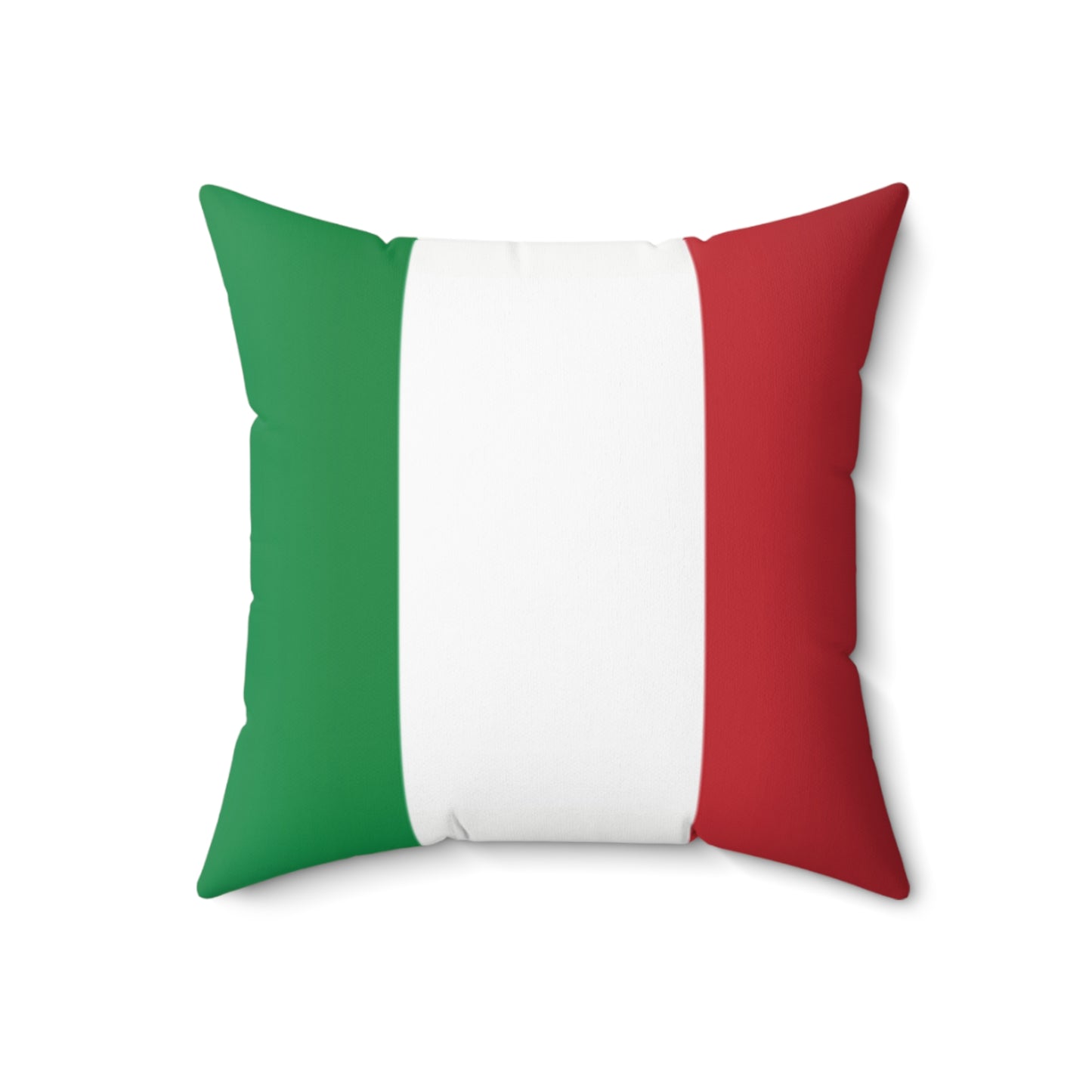 Italian Flag Square Pillow - Cozy Home Decor