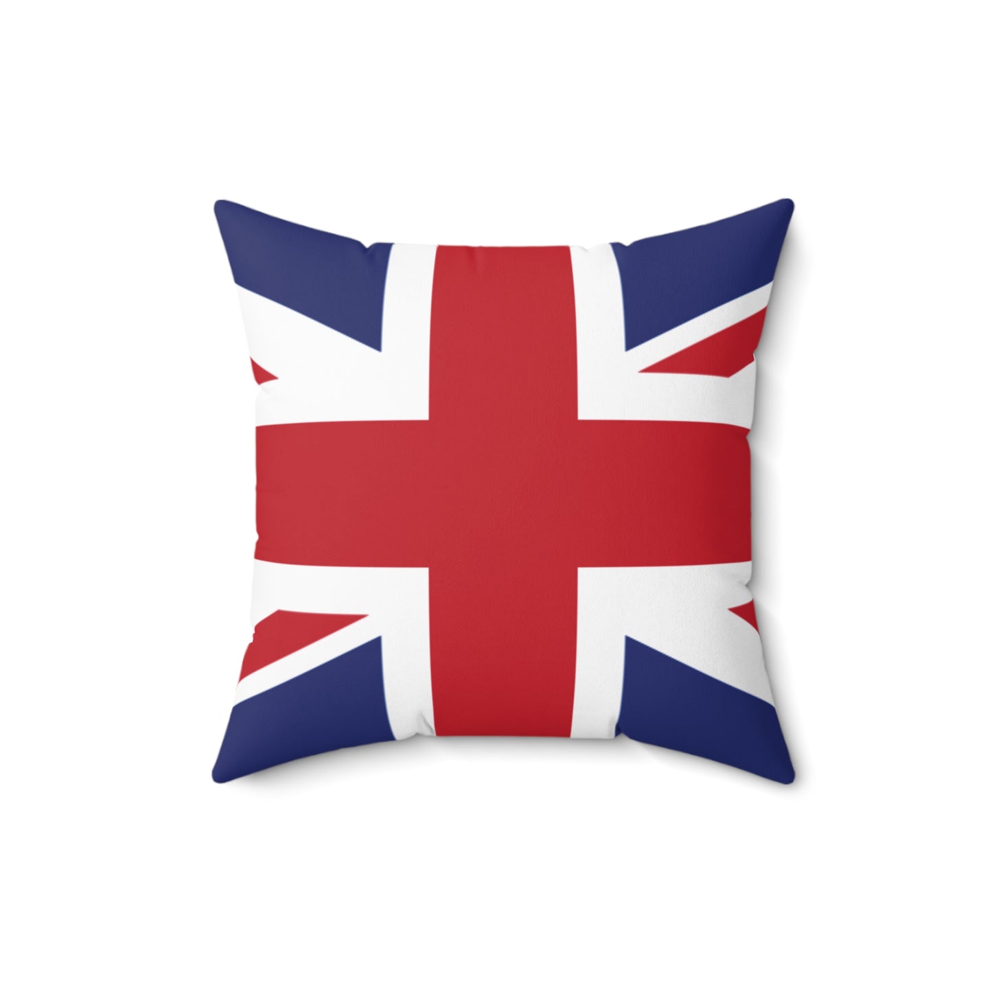 United Kingdom Flag Square Pillow Patriotic Home Decor